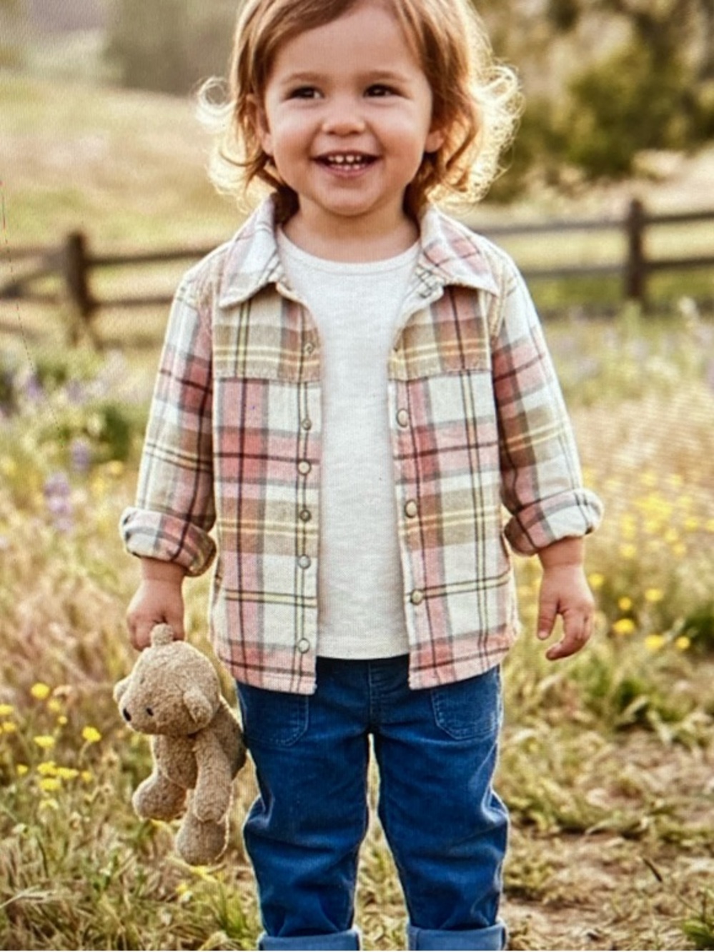 Zara Toddler Girls Plaid Flannel Shacket Style Pastel Fall Aesthetic S679